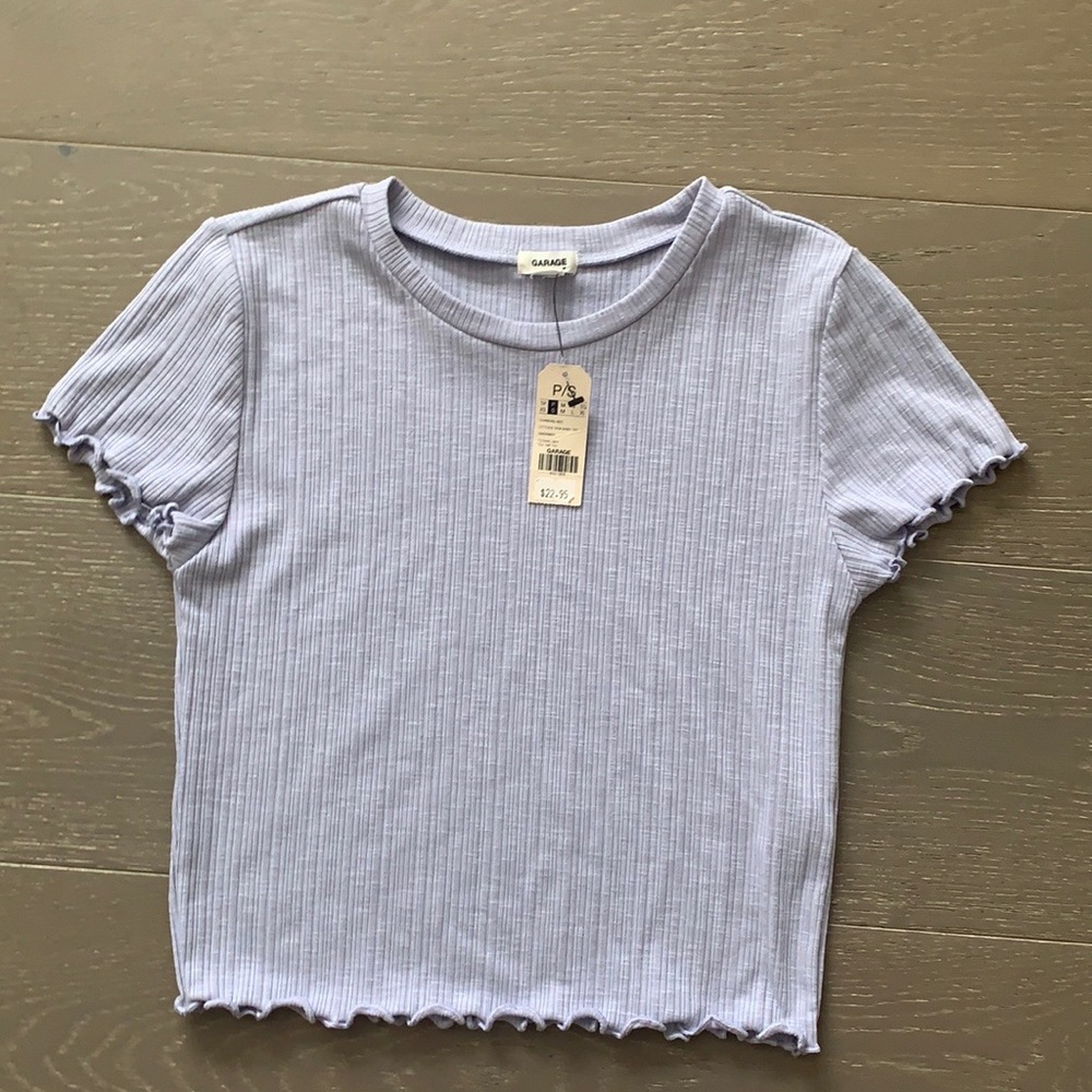 cropped garage shirt
